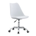 Ver imagem 1 de Cadeira de Escritório Giratória Office Atom Courino Branco - Sallar Home