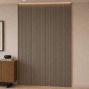 Ver imagem 1 de Painel Ripado de Madeira Decorativo para Sala Quarto 141x250cm Slats L05 Gris Fosco - Lyam Decor