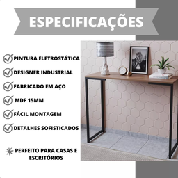 Aparador Buffet Retro Estilo Industrial Luxo com Pés de Aço - 3