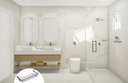 Ver imagem 4 de Porta Shampoo de Banheiro em Aço Inox Polido Brilhante Linha Larissa Stainless