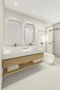 Ver imagem 2 de Porta Shampoo de Banheiro em Aço Inox Polido Brilhante Linha Larissa Stainless