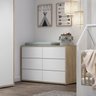 Cômoda Infantil 6 Gavetas 139cm Wood Divicar - 1