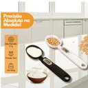 Ver imagem 2 de Colher Balança Dosadora Multifuncional Medidor Automático Alimentos 500g LCD Dieta Precisão