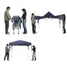 Tenda Gazebo Azul em Poliéster 3x3 Metros Articulada X-flex Mor - 1