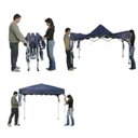 Ver imagem 1 de Tenda Gazebo Azul em Poliéster 3x3 Metros Articulada X-flex Mor