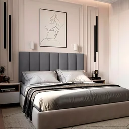 Cabeceiras de Cama Box Solteiro Modulada 1,00mx60cm - 2