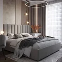 Ver imagem 1 de Cabeceiras de Cama Box Solteiro Modulada 1,00mx60cm