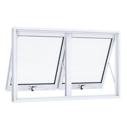 Janela de Aluminio Maxim-ar Duplo 60x118cm Lucasa Alumínios - 2