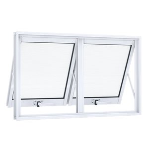 Janela de Aluminio Maxim-ar Duplo 60x118cm Lucasa Alumínios