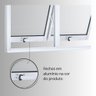 Janela de Aluminio Maxim-ar Duplo 60x118cm Lucasa Alumínios - 4