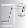 Janela de Aluminio Maxim-ar Duplo 60x118cm Lucasa Alumínios - 5