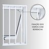 Janela de Aluminio Maxim-ar Duplo 60x118cm com Grade Lucasa Alumínios - 8