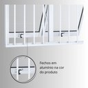 Ver imagem 4 de Janela de Aluminio Maxim-ar Duplo 60x118cm com Grade Lucasa Alumínios