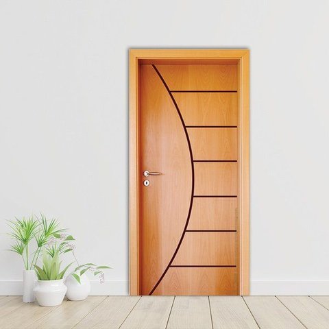 Folha de Porta HDF Frisada 210x100cm Modelo 36 Mapaf