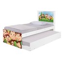 Ver imagem 6 de Bi Cama Juvenil Zap com Cabeceira Safari Macaquinhos