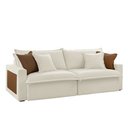 Ver imagem 4 de Sofá Dallas Linho Dois Módulos de 90cm B15 Meu Sofá Online