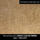 Ver imagem 5 de Poltrona Decorativa Lume Pes Madeira Linho Color Trend Tca 219 Moll