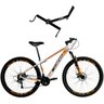 Bicicleta em Alumínio Attus Aro 29 21v Marchas Freio Disco Suspensão com Trava com Suporte de - Bran - 1