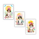 Ver imagem 3 de Kit Quadros Decorativos Infantil Animais Abstrato Kit133