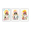 Ver imagem 2 de Kit Quadros Decorativos Infantil Animais Abstrato Kit133