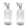 2 Frasco Borrifador Spray 1000ml Cilíndrico Gatilho - 1