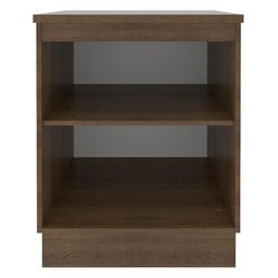 Balcão Armário de Cozinha 60 cm 1 Porta Rustic/Preto Glamy Madesa - 5