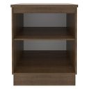 Ver imagem 5 de Balcão Armário de Cozinha 60 cm 1 Porta Rustic/Preto Glamy Madesa