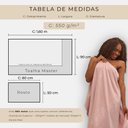 Ver imagem 2 de Jogo de Toalha Banhão Master 100% Algodão 4 Peças Gramatura 550 Verde Ice/rosa Cravo
