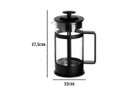 Ver imagem 3 de Kit Cafeteira Prensa Francesa de Vidro e Plástico 600ml e Moedor de Café Elétrico Inox e Vidro Recar