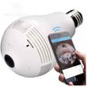 Lampada Camera Wi-fi Led V380 Panoramica Bivolt E27 - 4