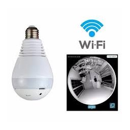 Lampada Camera Wi-fi Led V380 Panoramica Bivolt E27 - 2