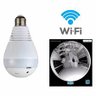 Lampada Camera Wi-fi Led V380 Panoramica Bivolt E27 - 2