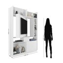 Ver imagem 3 de Estante Home para TV até 50 Polegadas 4 Nichos Suporte Pivotante Divisor de Ambientes Versus Espress