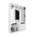 Ver imagem 4 de Estante Home para TV até 50 Polegadas 4 Nichos Suporte Pivotante Divisor de Ambientes Versus Espress