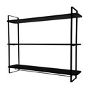 Ver imagem 1 de Prateleira Expositor de Troféus com Suporte para Medalhas Elite - Preto/preto