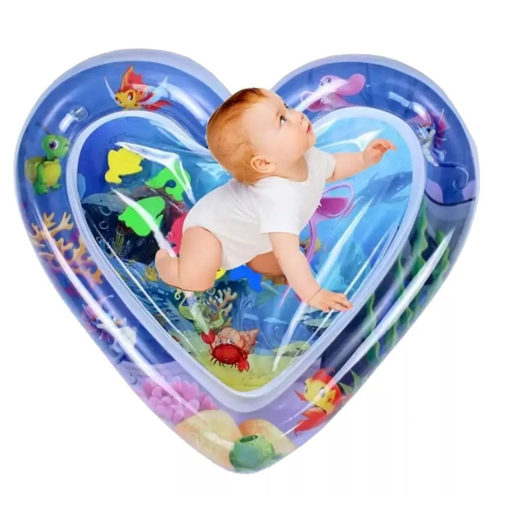 Tapete Aquático Portátil Inflável Interativo de Água Divertido Sensorial Bebê Criança Mundo Thata Co - 4