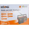 RADIO RETRO ANTIGO AM FM SW USB SD TF LANTERNA BLUETOOTH LELONG LE-610 AZUL - 5