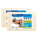Ver imagem 2 de Kit 2 Travesseiro Nasa-X 3D Original Viscoélastico Conforto 38x58x10