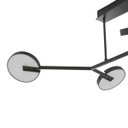 Ver imagem 5 de Plafon Led Sobrepor Preto 55w 3000k Luz Amarela Yamamura