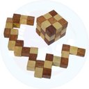 Ver imagem 1 de Brinquedo Infantil Cubo Serpente 3x3 Madeira