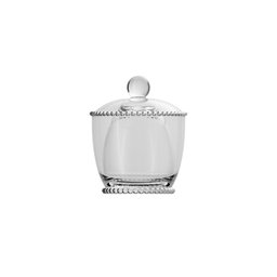 Manteigueira Francesa de Vidro com Tampa Pearl 10,5cm X 10,5cm X 11cm Wolff - 1