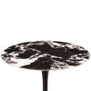 Ver imagem 2 de Mesa Saarinen Tulipa Redonda Mármore Artificial 80cm Preto