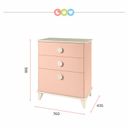 Ver imagem 3 de Cômoda 3 Gavetas Hope