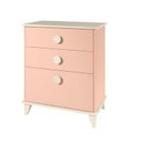 Ver imagem 2 de Cômoda 3 Gavetas Hope Rosa
