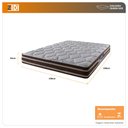 Ver imagem 2 de Colchão Queen Anjos Oakland Espuma D70/D28 Dupla Face 158x198x24cm