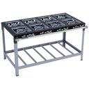Ver imagem 1 de Fogão Industrial Stori Premium M16 8 Bocas 30x30 P6,5 Pintado Metalmaq