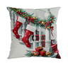 Almofada Decorativa Natalina Natal Meias 43cmx43cm - 2