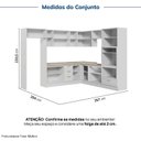 Ver imagem 4 de Cozinha Modulada 12 Peças com Tampo e Cristaleira e Kit Lat Marselha CabeCasa MadeiraOriginals