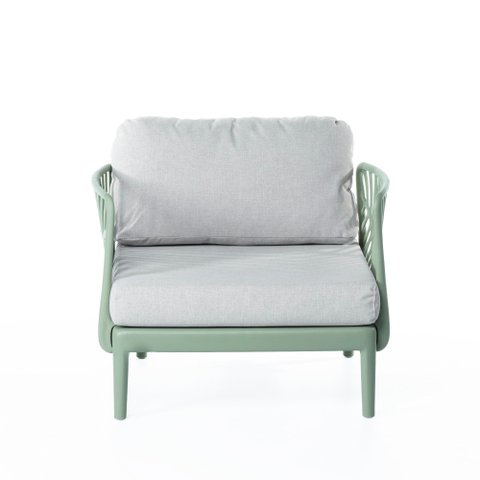 Poltrona Ark 71 Cm X 74 Cm X 76 Cm Nude Verde