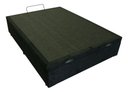 Ver imagem 2 de Base Box Baú Casal 138 X 188 Suede com Pistão Gás So1clique - Preto